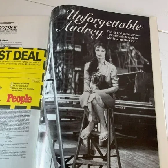 Audrey Hepburn People Extra Weekly Winter 1993. A Tribute Special - Picture 7 of 7